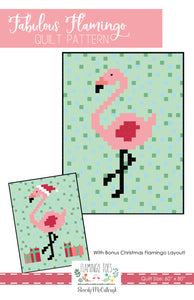 Fabulous Flamingo Quilt Paper Pattern