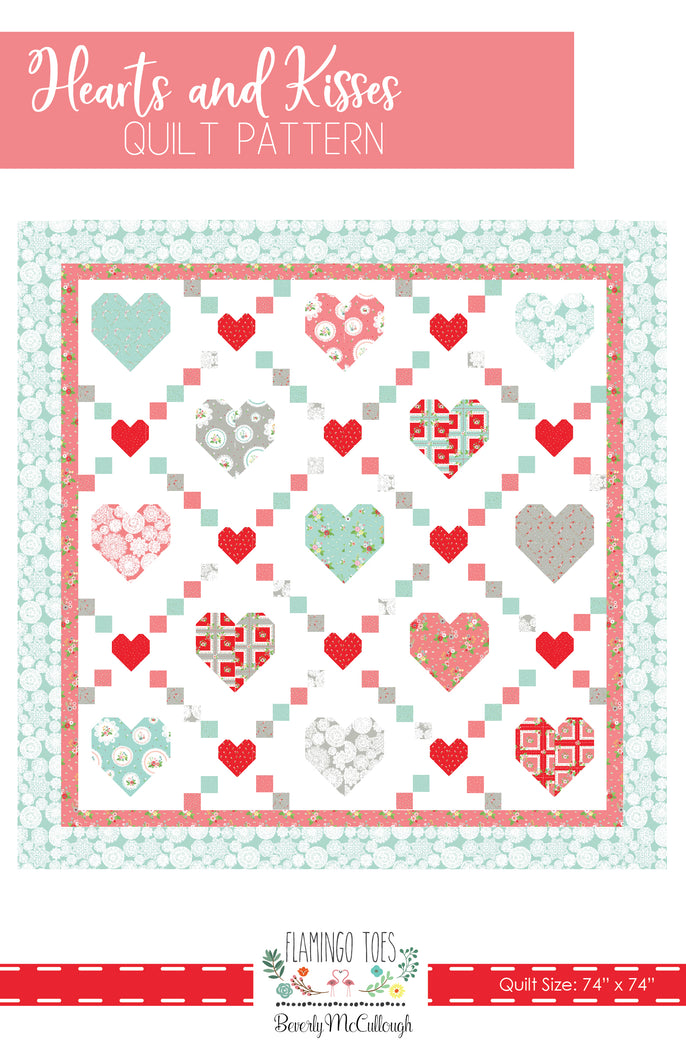Hearts and Kisses PDF Download Quilt Pattern