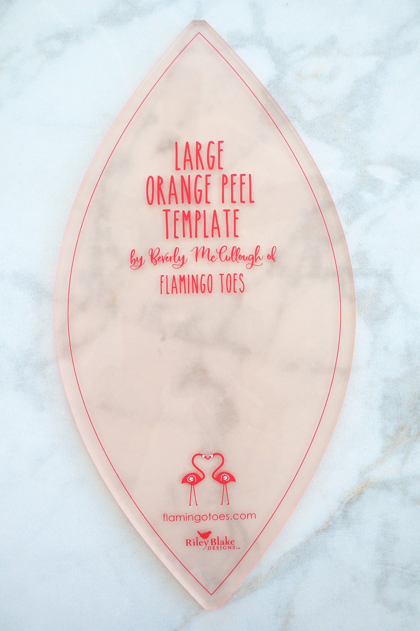 Large Orange Peel Template Flamingo Toes Large Orange Peel Template Flamingo Toes