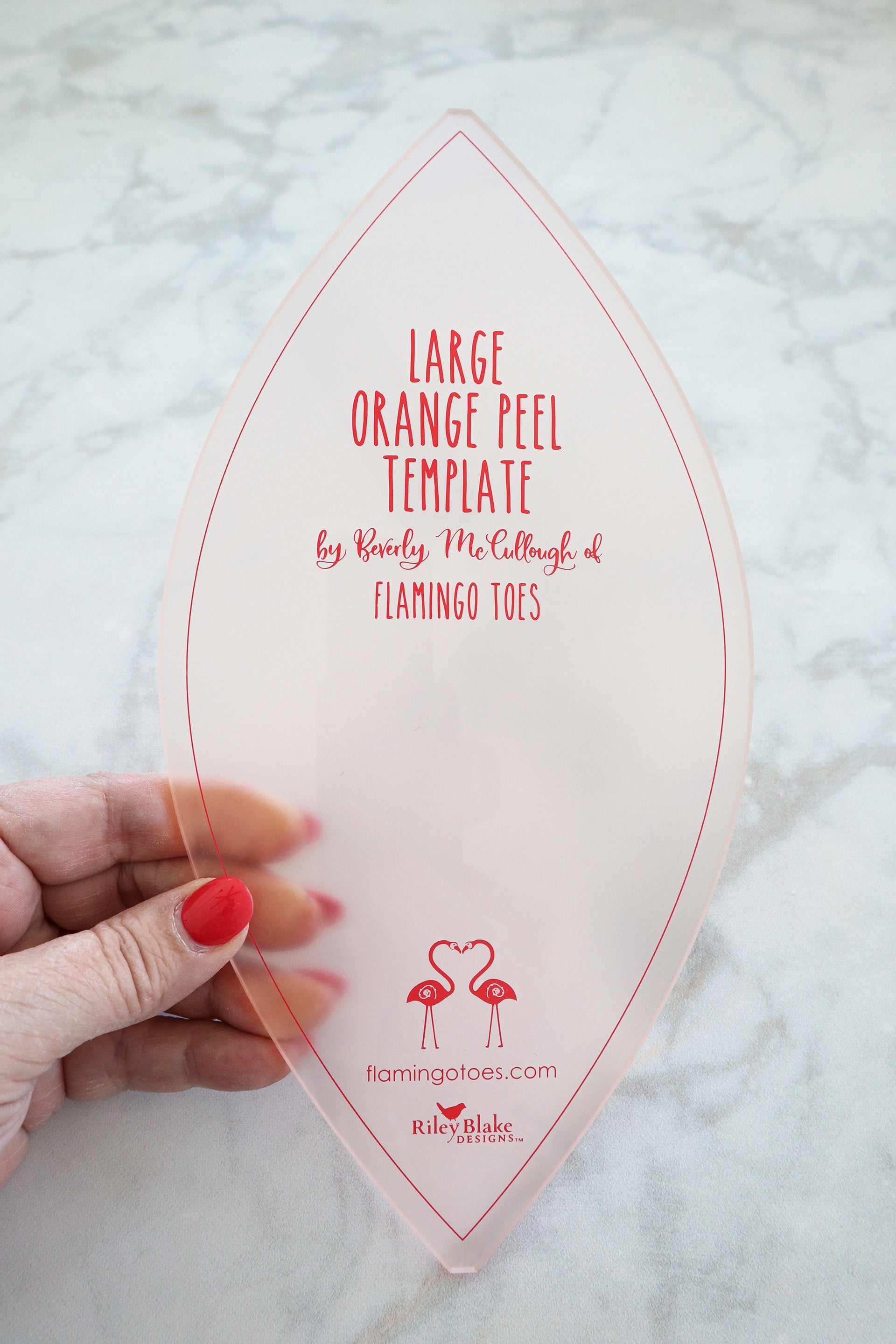 Large Orange Peel Template Flamingo Toes Large Orange Peel Template Flamingo Toes