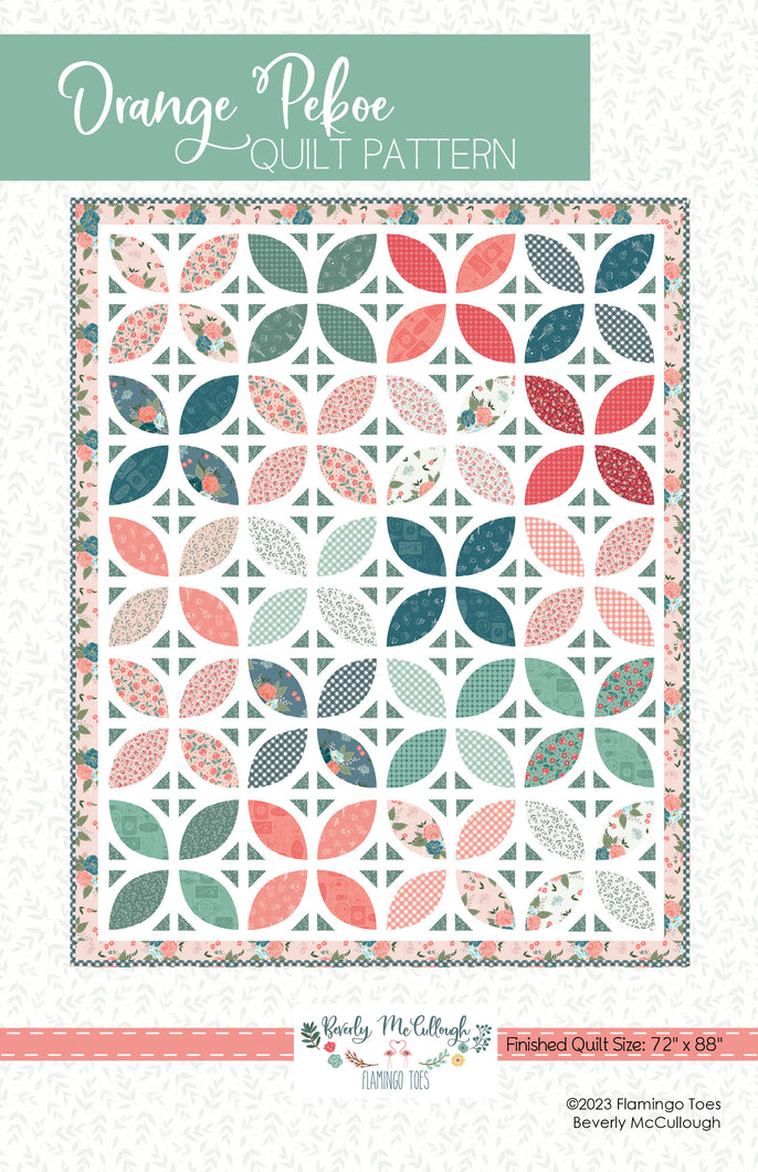 Orange Pekoe Quilt Paper Pattern