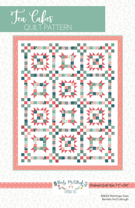 Tea Cakes Quilt Paper Pattern