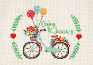 Enjoy the Journey Cross Stitch PDF Pattern