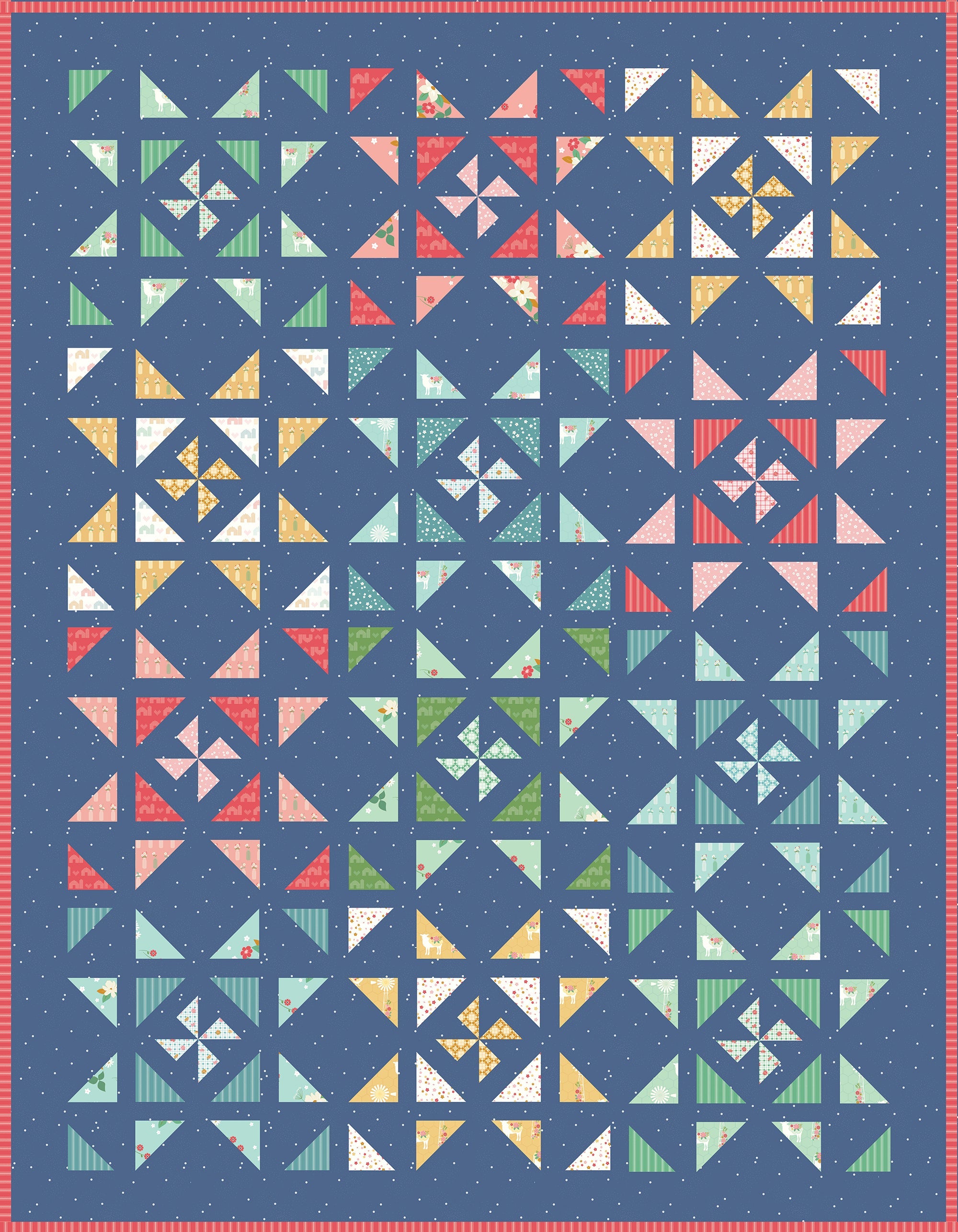 Bluegrass Quilt PDF Pattern – Flamingo Toes