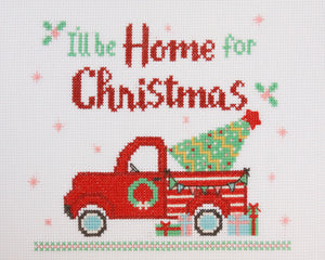 I'll Be Home For Christmas Stitch PDF Pattern