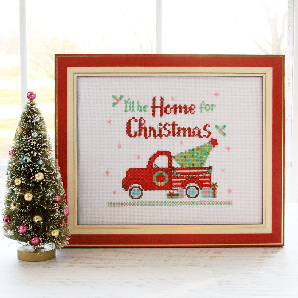 I'll Be Home For Christmas Stitch Paper Pattern