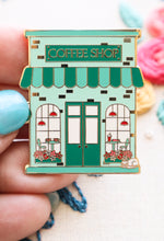 Coffee Shop Main Street Magnetic Needle Minder