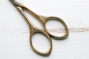 Delicate Gold Embroidery Scissors