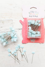 Aqua Cat Pins - Quilting and Sewing