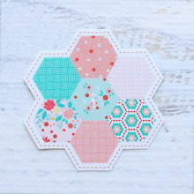 Rose Lane Hexagon Sticker