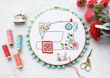 Floral Sewing Machine Embroidery Pattern