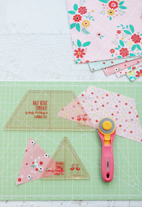 Half Hexie and Triangle Template Set