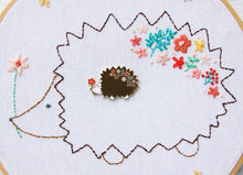 Floral Hedgehog Magnetic Needle Minder