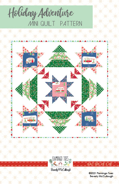 Holiday Adventure Mini Quilt Paper Pattern