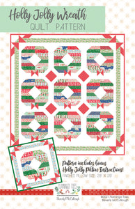Holly Jolly Wreath PDF Quilt Pattern