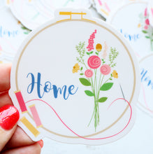 Home Embroidery Hoop Sticker