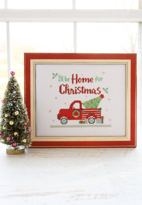 I'll Be Home For Christmas Stitch PDF Pattern