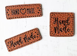 Hand Made Leather Label Set