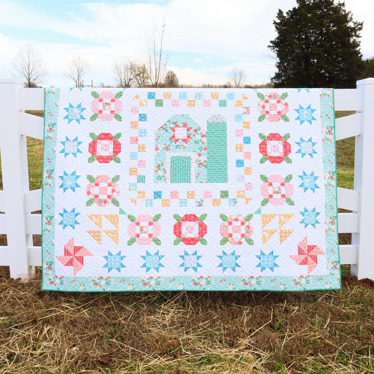 Meadowland Quilt PDF Pattern – Flamingo Toes