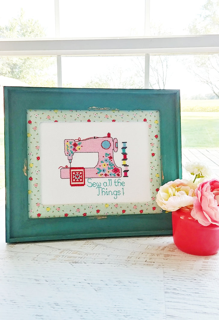 Sew All The Things Cross Stitch PDF Pattern