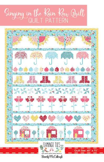 Singing in the Rain PAPER Quilt Pattern