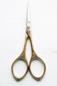 Delicate Gold Embroidery Scissors