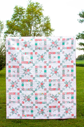 Windows to the Garden Quilt PDF Pattern – Flamingo Toes