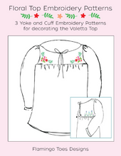 Floral Blouse Embroidery Patterns