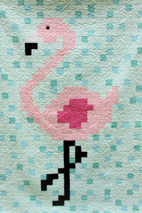 Fabulous Flamingo Quilt PDF Pattern DOWNLOAD