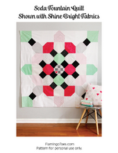 Soda Fountain Quilt PDF Pattern DOWNLOAD