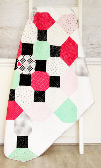 Soda Fountain Quilt PDF Pattern DOWNLOAD