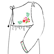Floral Blouse Embroidery Patterns